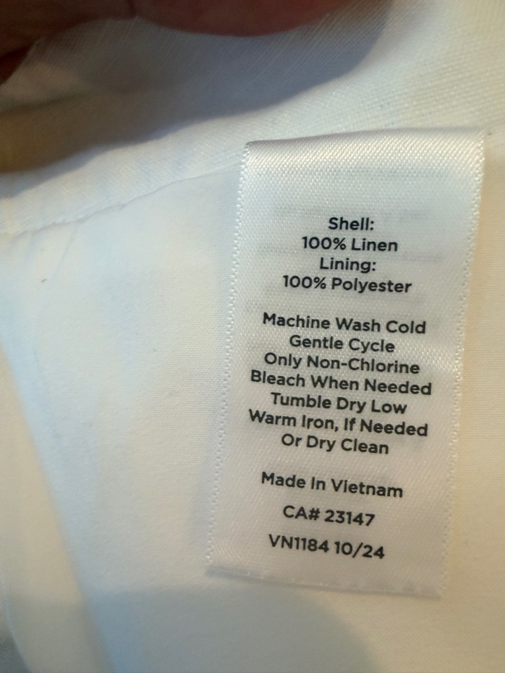 Talbot's Lined, Linen Tailored Shorts. NWOT - Picture 5 of 8